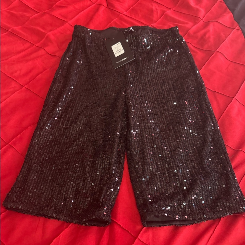 Sequin shorts